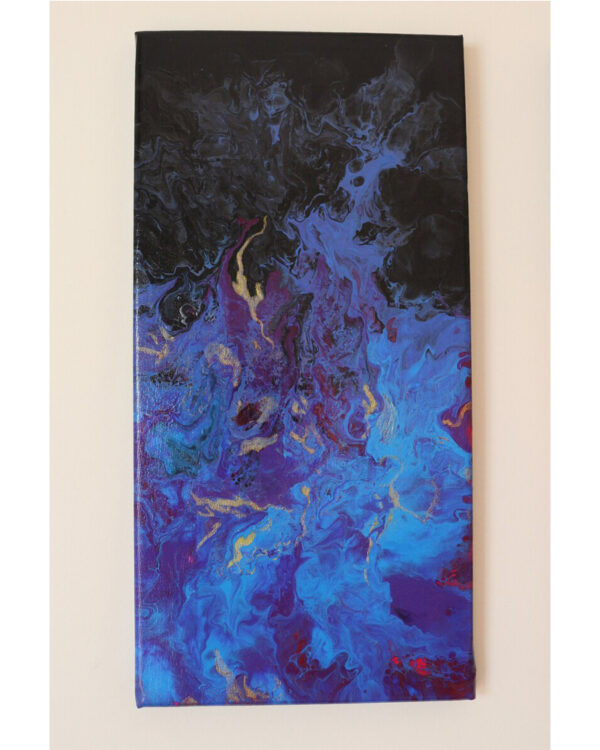 Blue Flames 20 x 40 cm