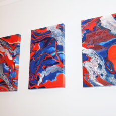 Joy - Triptych 30 x 50 cm