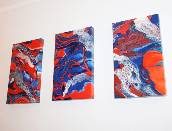 Joy - Triptych 30 x 50 cm